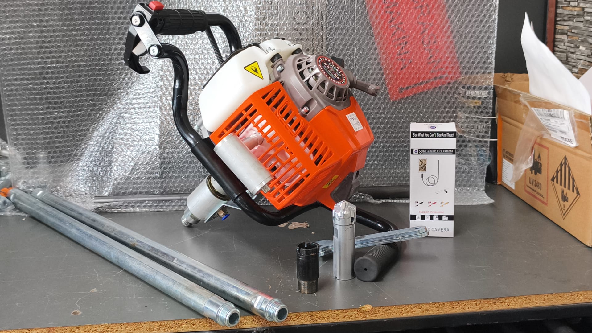 5.5 HP Benzinli El Sondaj Makinesi